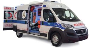 Ambulancia de transporte de pacientes