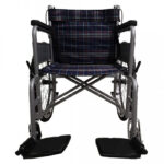 VRM-040 Инвалидная коляска, клетчатая, с ручным управлением