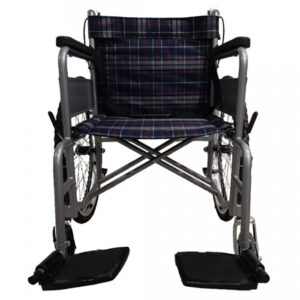 VRM-040 Инвалидная коляска, клетчатая, с ручным управлением