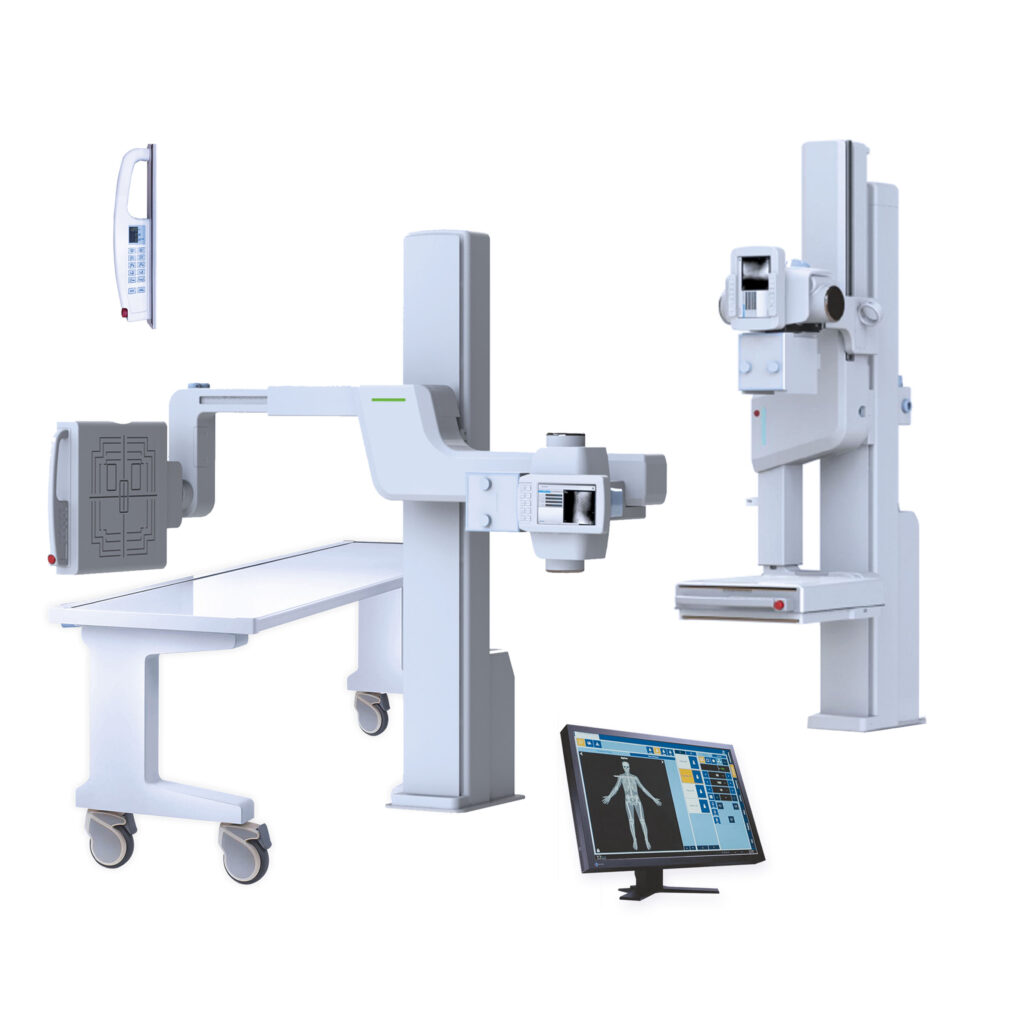 Цифровая рентгеновская система с U-образной осью рычага